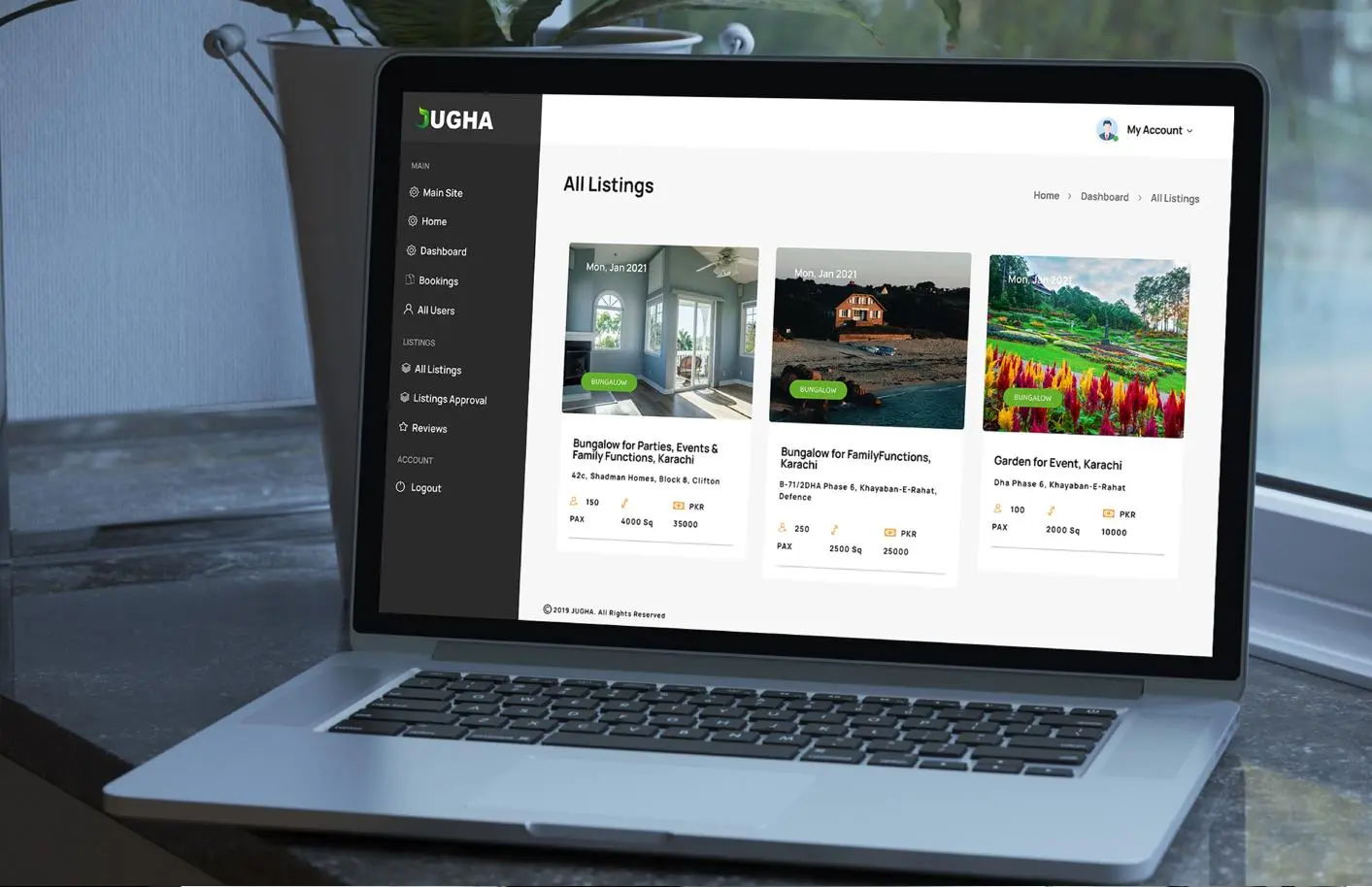 Jugha - Venue Booking Platform